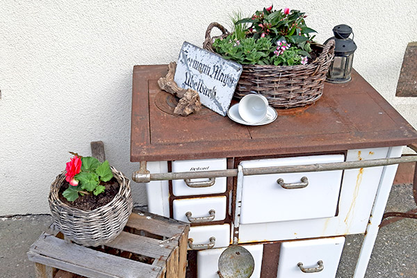 Auf dem Hof gibt es viel zu entdecken